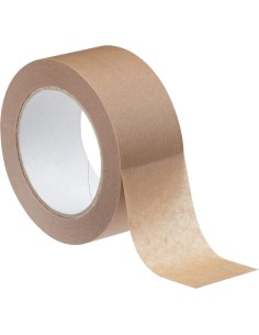 Precinto adhesivo marron de papel kraft