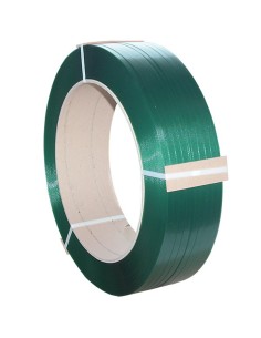 Fleje de poliéster PET 15×0,7mm grafilado de color verde