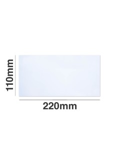 Sobre blanco 110x220mm sin ventana